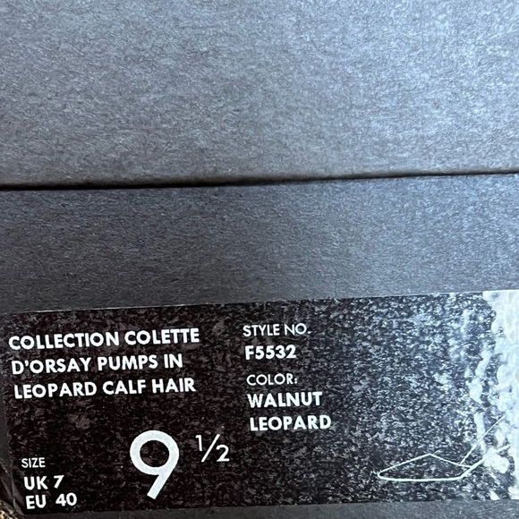 J. CREW   LEOPARD HAIR CALF   D'ORSAY PUMPS         Size: 9.5        ***NWT*** - Picture 13 of 15